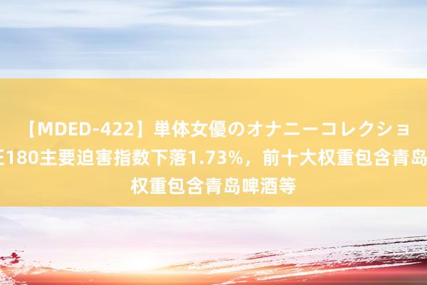 【MDED-422】単体女優のオナニーコレクション 上证180主要迫害指数下落1.73%，前十大权重包含青岛啤酒等